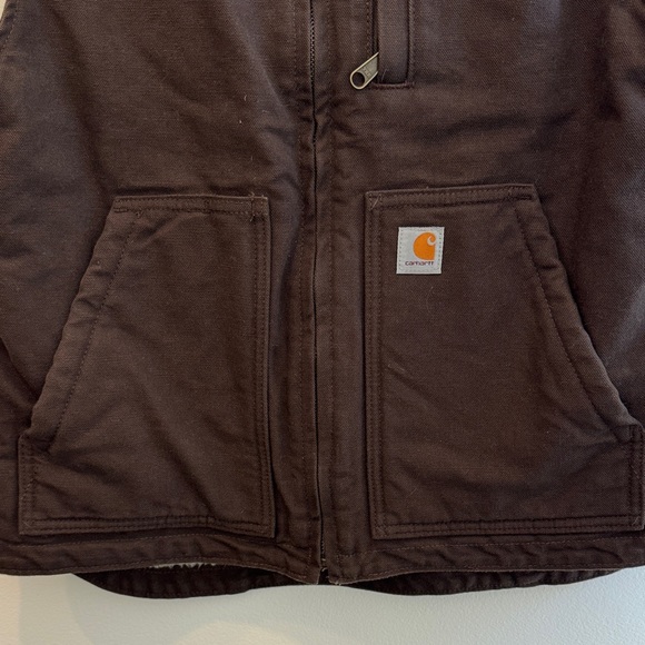 Carhartt Women’s Mock Neck Sherpa Lined Vest - Picture 3 of 11